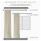 Threadmade Home Grainger Buffalo Check Blackout Window Curtain, Black - 52"W x 95"L